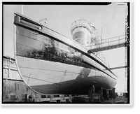 Historic Framed Print, Steam Tug HERCULES, Hyde Street Pier, San Francisco, San Francisco County, CA - 3,  17-7/8" x 21-7/8"