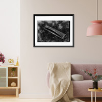 Historic Framed Print, Steam Tug HERCULES, Hyde Street Pier, San Francisco, San Francisco County, CA - 7,  17-7/8" x 21-7/8"