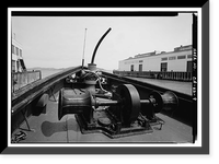Historic Framed Print, Steam Tug HERCULES, Hyde Street Pier, San Francisco, San Francisco County, CA - 9,  17-7/8" x 21-7/8"