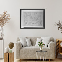 Historic Framed Print, Santa Ana River Hydroelectric System, Redlands vicinity, San Bernardino County, CA - 2,  17-7/8" x 21-7/8"