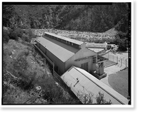 Historic Framed Print, Santa Ana River Hydroelectric System, Redlands vicinity, San Bernardino County, CA - 6,  17-7/8" x 21-7/8"