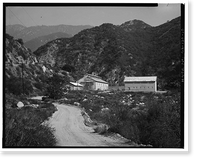 Historic Framed Print, Santa Ana River Hydroelectric System, Redlands vicinity, San Bernardino County, CA - 10,  17-7/8" x 21-7/8"