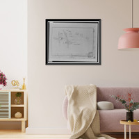 Historic Framed Print, Santa Ana River Hydroelectric System, Redlands vicinity, San Bernardino County, CA - 11,  17-7/8" x 21-7/8"