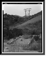Santa Ana River Hydroelectric System, Redlands vicinity, San Bernardino County, CA - 18, Vintage Print