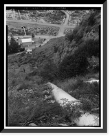 Historic Framed Print, Santa Ana River Hydroelectric System, Redlands vicinity, San Bernardino County, CA - 21,  17-7/8" x 21-7/8"