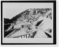 Santa Ana River Hydroelectric System, Redlands vicinity, San Bernardino County, CA - 31, Vintage Wall Art