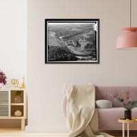 Parks Bar Bridge, Spanning Yuba River at State Highway 20, Smartville vicinity, Yuba County, CA, Antique Print