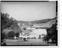 Parks Bar Bridge, Spanning Yuba River at State Highway 20, Smartville vicinity, Yuba County, CA - 5 Classic, Historic Print