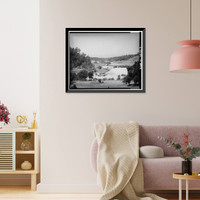 Parks Bar Bridge, Spanning Yuba River at State Highway 20, Smartville vicinity, Yuba County, CA - 5 Classic, Historic Print