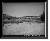 Parks Bar Bridge, Spanning Yuba River at State Highway 20, Smartville vicinity, Yuba County, CA - 13, Antique Wall Art