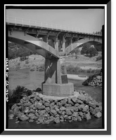 Parks Bar Bridge, Spanning Yuba River at State Highway 20, Smartville vicinity, Yuba County, CA - 20, Vintage Wall Art