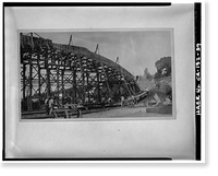 Parks Bar Bridge, Spanning Yuba River at State Highway 20, Smartville vicinity, Yuba County, CA - 39 Classic, Historic Print