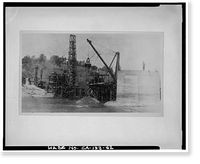 Parks Bar Bridge, Spanning Yuba River at State Highway 20, Smartville vicinity, Yuba County, CA - 42, Vintage Wall Art