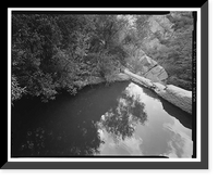 Historic Framed Print, Santa Ana River Hydroelectric System, Santa Ana River Diversion Dam, Redlands vicinity, San Bernardino County, CA - 4,  17-7/8" x 21-7/8"