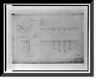 Historic Framed Print, Santa Ana River Hydroelectric System, Sandbox at Breakneck Creek, Redlands vicinity, San Bernardino County, CA,  17-7/8" x 21-7/8"
