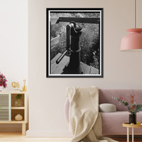 Santa Ana River Hydroelectric System, Sandbox at Breakneck Creek, Redlands vicinity, San Bernardino County, CA - 3, Vintage Wall Art