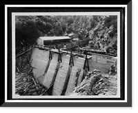 Santa Ana River Hydroelectric System, Sandbox at Breakneck Creek, Redlands vicinity, San Bernardino County, CA - 6, Historic Print