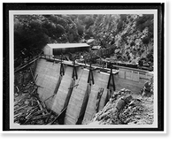 Santa Ana River Hydroelectric System, Sandbox at Breakneck Creek, Redlands vicinity, San Bernardino County, CA - 6, Historic Print