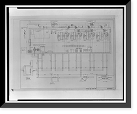 Historic Framed Print, Santa Ana River Hydroelectric System, SAR-1 Powerhouse, Redlands vicinity, San Bernardino County, CA,  17-7/8" x 21-7/8"