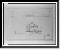 Historic Framed Print, Santa Ana River Hydroelectric System, SAR-1 Powerhouse, Redlands vicinity, San Bernardino County, CA - 3,  17-7/8" x 21-7/8"