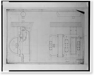 Historic Framed Print, Santa Ana River Hydroelectric System, SAR-1 Powerhouse, Redlands vicinity, San Bernardino County, CA - 6,  17-7/8" x 21-7/8"