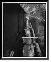 Historic Framed Print, Santa Ana River Hydroelectric System, SAR-1 Powerhouse, Redlands vicinity, San Bernardino County, CA - 7,  17-7/8" x 21-7/8"
