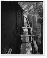 Historic Framed Print, Santa Ana River Hydroelectric System, SAR-1 Powerhouse, Redlands vicinity, San Bernardino County, CA - 7,  17-7/8" x 21-7/8"