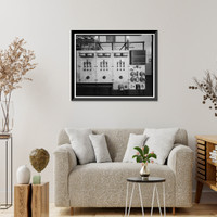 Historic Framed Print, Santa Ana River Hydroelectric System, SAR-1 Powerhouse, Redlands vicinity, San Bernardino County, CA - 19,  17-7/8" x 21-7/8"