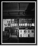 Historic Framed Print, Santa Ana River Hydroelectric System, SAR-1 Powerhouse, Redlands vicinity, San Bernardino County, CA - 21,  17-7/8" x 21-7/8"