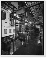 Historic Framed Print, Santa Ana River Hydroelectric System, SAR-1 Powerhouse, Redlands vicinity, San Bernardino County, CA - 22,  17-7/8" x 21-7/8"