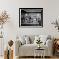 Historic Framed Print, Santa Ana River Hydroelectric System, SAR-1 Powerhouse, Redlands vicinity, San Bernardino County, CA - 25,  17-7/8" x 21-7/8"