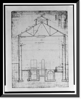Historic Framed Print, Santa Ana River Hydroelectric System, SAR-2 Powerhouse, Redlands vicinity, San Bernardino County, CA,  17-7/8" x 21-7/8"
