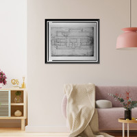 Historic Framed Print, Santa Ana River Hydroelectric System, SAR-2 Powerhouse, Redlands vicinity, San Bernardino County, CA - 4,  17-7/8" x 21-7/8"