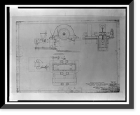 Historic Framed Print, Santa Ana River Hydroelectric System, SAR-2 Powerhouse, Redlands vicinity, San Bernardino County, CA - 7,  17-7/8" x 21-7/8"