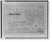 Historic Framed Print, Santa Ana River Hydroelectric System, SAR-2 Powerhouse, Redlands vicinity, San Bernardino County, CA - 10,  17-7/8" x 21-7/8"