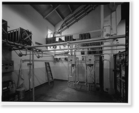 Historic Framed Print, Santa Ana River Hydroelectric System, SAR-2 Powerhouse, Redlands vicinity, San Bernardino County, CA - 11,  17-7/8" x 21-7/8"