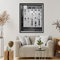 Historic Framed Print, Santa Ana River Hydroelectric System, SAR-2 Powerhouse, Redlands vicinity, San Bernardino County, CA - 14,  17-7/8" x 21-7/8"