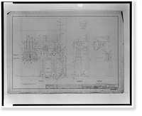 Historic Framed Print, Santa Ana River Hydroelectric System, SAR-2 Powerhouse, Redlands vicinity, San Bernardino County, CA - 14,  17-7/8" x 21-7/8"
