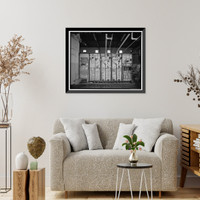 Historic Framed Print, Santa Ana River Hydroelectric System, SAR-2 Powerhouse, Redlands vicinity, San Bernardino County, CA - 15,  17-7/8" x 21-7/8"