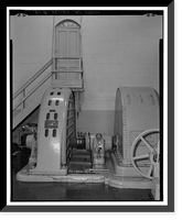 Historic Framed Print, Santa Ana River Hydroelectric System, SAR-2 Powerhouse, Redlands vicinity, San Bernardino County, CA - 19,  17-7/8" x 21-7/8"