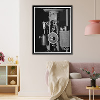 Santa Ana River Hydroelectric System, SAR-2 Powerhouse, Redlands vicinity, San Bernardino County, CA - 22, Antique Wall Art