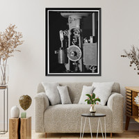 Santa Ana River Hydroelectric System, SAR-2 Powerhouse, Redlands vicinity, San Bernardino County, CA - 22, Antique Wall Art