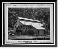 Santa Ana River Hydroelectric System, SAR-2 Powerhouse, Redlands vicinity, San Bernardino County, CA - 27 Classic, Vintage Print