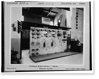 Historic Framed Print, Santa Ana River Hydroelectric System, SAR-2 Powerhouse, Redlands vicinity, San Bernardino County, CA - 32,  17-7/8" x 21-7/8"