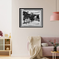 Historic Framed Print, Santa Ana River Hydroelectric System, SAR-2 Powerhouse, Redlands vicinity, San Bernardino County, CA - 36,  17-7/8" x 21-7/8"