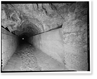 Santa Ana River Hydroelectric System, Abandoned Tunnel, Redlands vicinity, San Bernardino County, CA - 4, Vintage Print