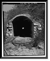 Santa Ana River Hydroelectric System, Abandoned Tunnel, Redlands vicinity, San Bernardino County, CA - 6, Vintage Poster