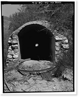 Santa Ana River Hydroelectric System, Abandoned Tunnel, Redlands vicinity, San Bernardino County, CA - 6, Vintage Poster