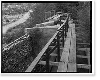 Santa Ana River Hydroelectric System, Sandbox, SAR-3 Flowline, Redlands vicinity, San Bernardino County, CA - 2, Vintage Wall Art