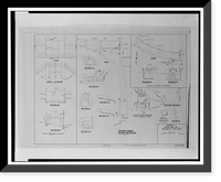 Historic Framed Print, Santa Ana River Hydroelectric System, SAR-3 Forebay & Penstock, Redlands vicinity, San Bernardino County, CA,  17-7/8" x 21-7/8"